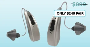 Clari Hearing Aids OTC hearing aids image for our best hearing aids review website.